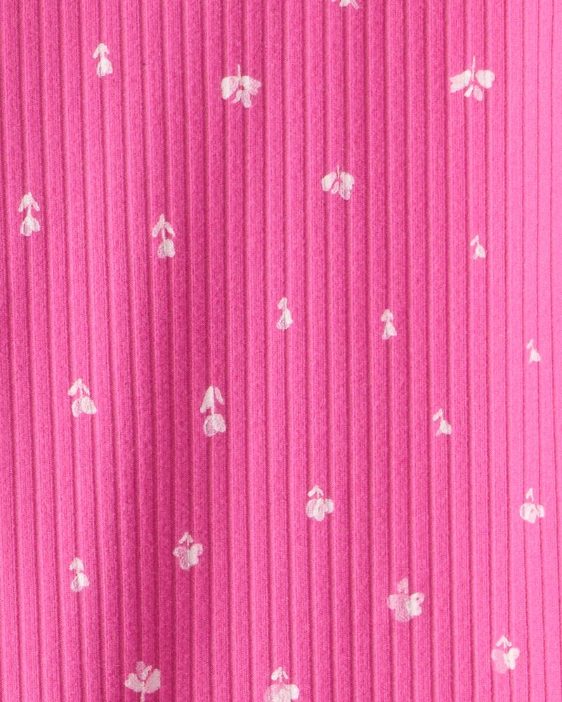 Baby Girl 2-Piece Floral Bodysuit & Pant Set - Pink, image 2 of 3 slides