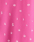 Baby Girl 2-Piece Floral Bodysuit & Pant Set - Pink, image 2 of 3 slides