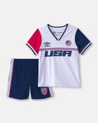 Toddler 2-Piece Umbro USA Soccer Jersey & Short Set - Red/White/Blue, image 1 of 10 slides