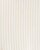 Baby Girl 2-Piece Long-Sleeve Peplum Top & Flare Leggings Set - Ivory/Green, image 3 of 6 slides