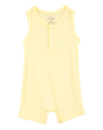 Baby PurelySoft Ribbed Romper - Yellow, 