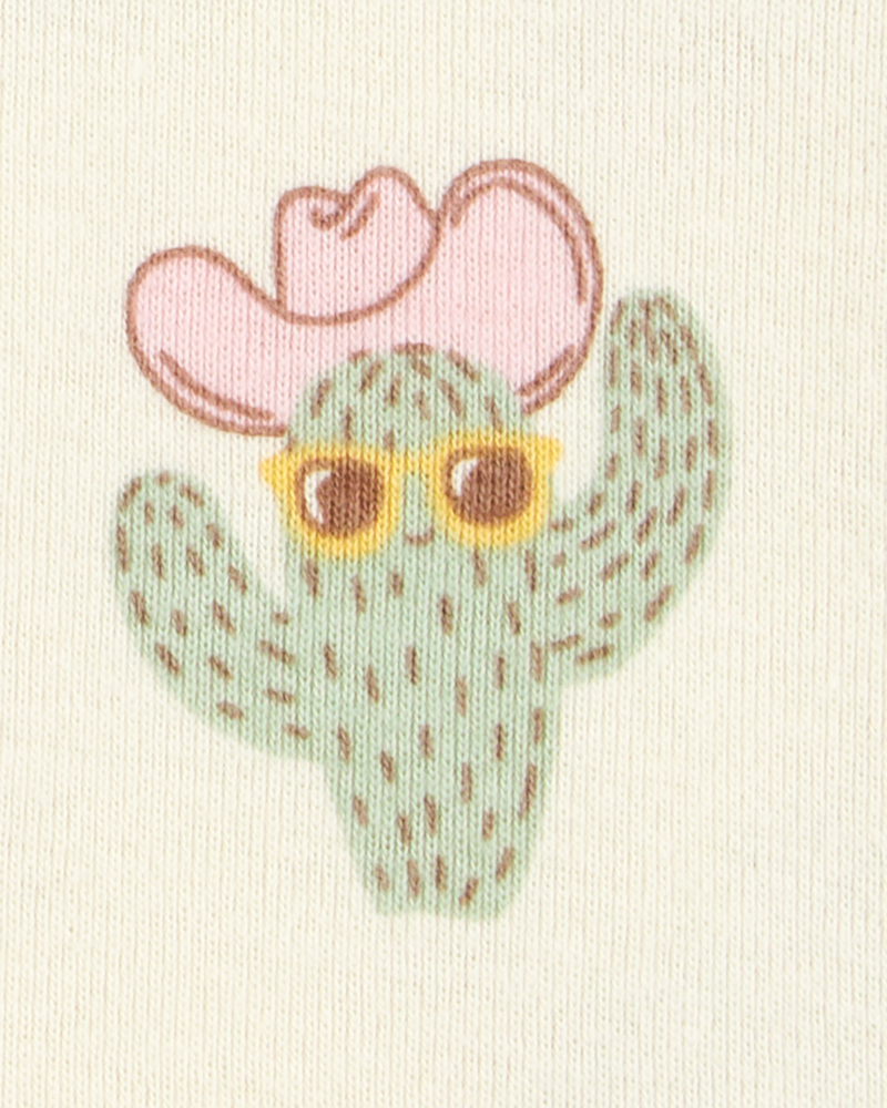 Toddler Girl 4-Piece Western Chicken 100% Snug Fit Cotton Pajamas - Pink, image 3 of 5 slides