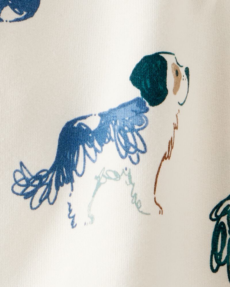 Baby Boy 2-Piece Dog French Terry Zip-Up Jacket & Jogger Pant Set, image 2 of 3 slides