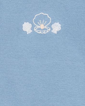 Baby 3-Piece Seashell Little Character Set&reg; - Blue/Cream, 