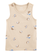 Baby Boy Beach Ball Graphic Tank - Tan, image 1 of 3 slides