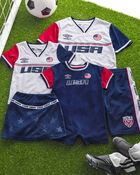 Kids 2-Piece Umbro USA Soccer Jersey & Short Set - Red/White/Blue, image 11 of 11 slides