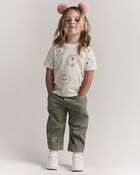 Toddler Girl Bailey Barrel Pant - Olive, image 1 of 8 slides