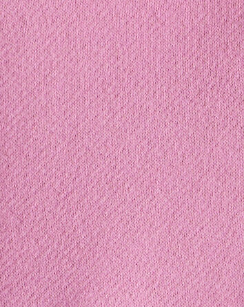 Baby Girl DayDream Fleece Long-Sleeve Quarter-Zip Pullover Sweatshirt - Pink, 