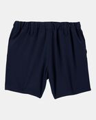 Toddler 3-Pack Active Pull-On Uniform Shorts - Navy, image 8 of 8 slides