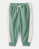 Baby 2-Piece French Terry Sweatshirt & Pull-On Jogger Set - Green, image 2 of 5 slides