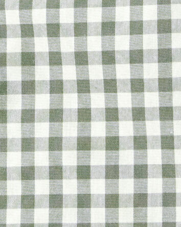 Toddler Boy Long-Sleeve Plaid Button Down Shirt - Green, 