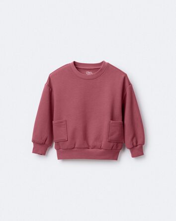Toddler Otter Sweatshirt&trade; with Pockets - Burgundy, 