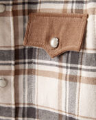 Toddler Boy Western Plaid Cotton Long-Sleeve Button-Down, image 2 of 4 slides