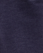 Baby 2-Pack Pink & Navy Cotton Stretch Leggings, image 3 of 3 slides