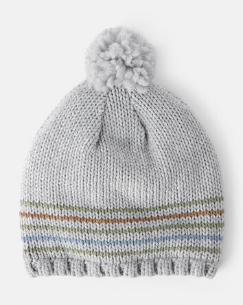 Toddler Boy Winter Hat - Grey, 