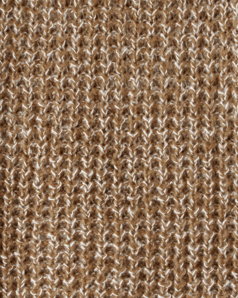Toddler Boy Textured Sweater - Khaki, image 2 of 3 slides