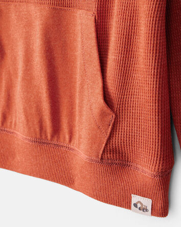 Toddler Boy Waffle Knit Long-Sleeve Tee & Pant Set - Orange, 