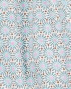 Kid 2-Piece Pineapple Graphic Tee & Linen Look-Alike Flowy Pull-On Shorts Set - White/Blue
, image 7 of 7 slides