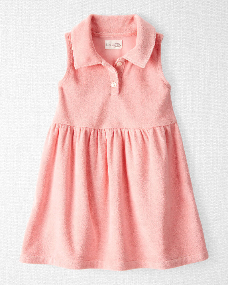 Toddler French Terry Dress Made with Organic Cotton, image 1 of 5 slides
