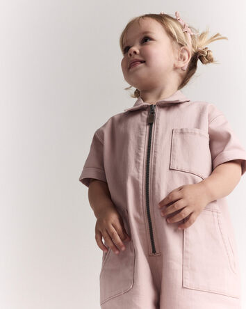 Toddler Girl Day Out&trade; Cropped Jumpsuit - Light Pink, 