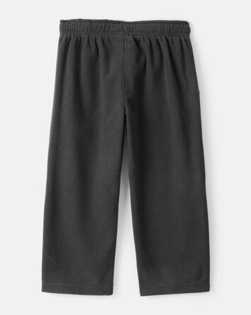 Toddler Boy Fleece Pants - Black, 
