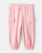 Baby Girl 2-Piece DayDream Fleece Ballet Long-Sleeve Hoodie & Pant Set - Pink, image 2 of 7 slides