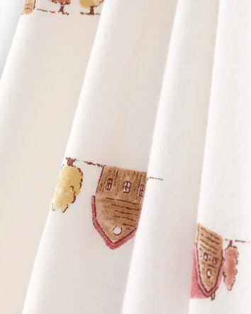 Toddler Barn Print PurelySoft 2-Piece Pajamas - Ivory, 