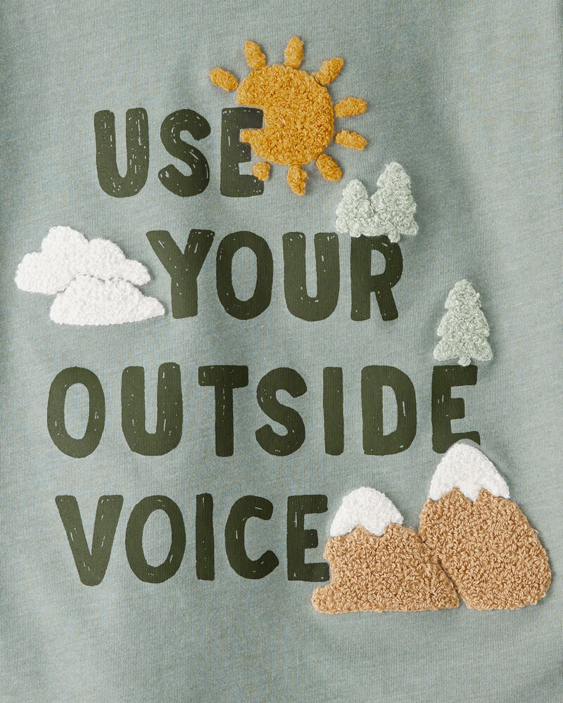 Toddler Boy Outdoor Voice Short-Sleeve Graphic Tee - Green, image 3 of 4 slides