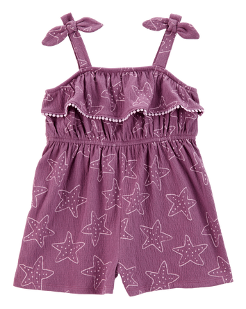 Toddler Starfish Print Romper, 