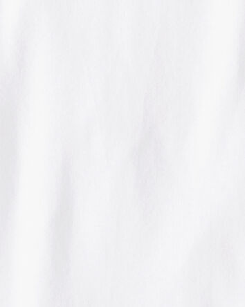 Baby 5-Pack Sleeveless Bodysuits - White, 