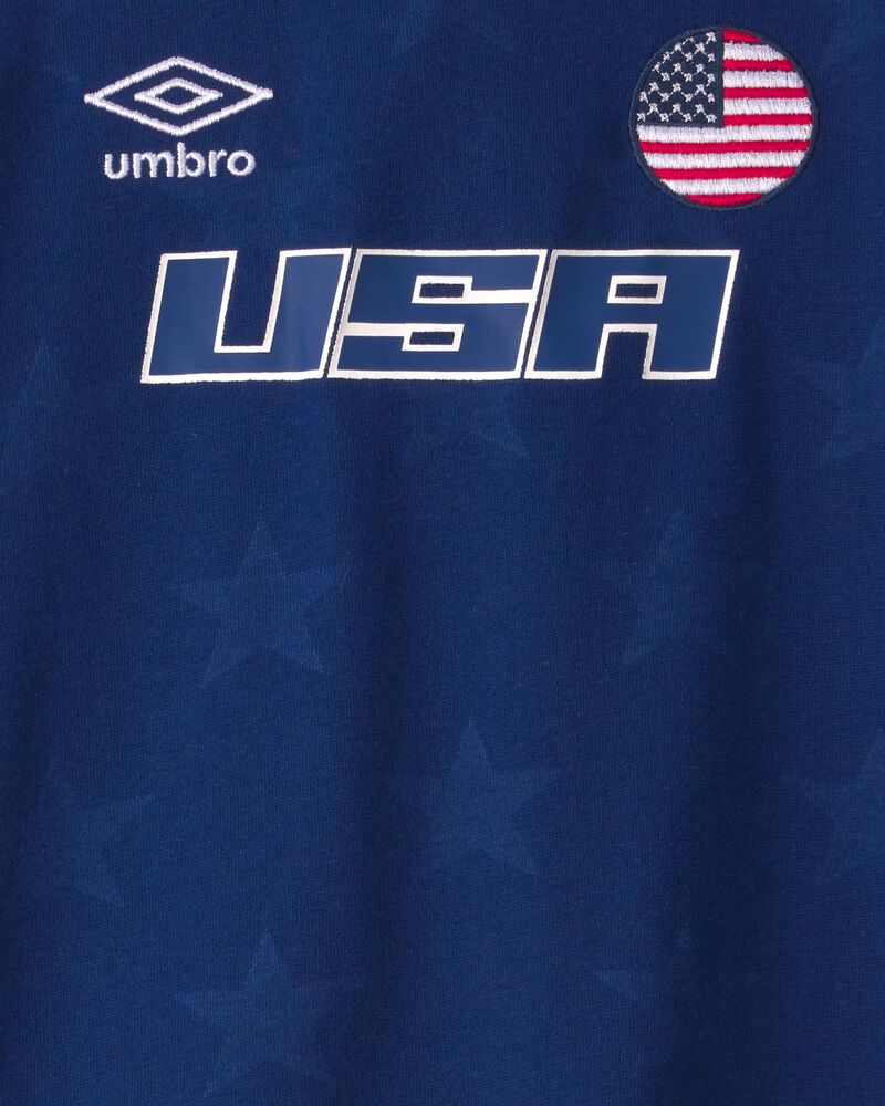 Baby Umbro USA Soccer Romper - Navy Blue, image 3 of 3 slides
