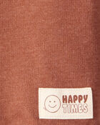 Baby Boy 2-Piece Hooded Tee & Pant Set - Rust, image 3 of 4 slides