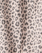 Baby Girl 2-Piece Leopard Print Long-Sleeve Dress Set - Grey/Brown, image 4 of 6 slides