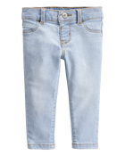 Baby Light Blue Wash Skinny-Leg Jeans, image 1 of 4 slides