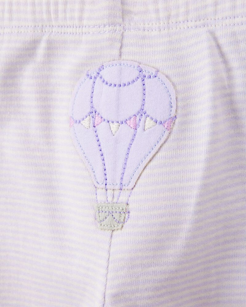 Baby Girl 3-Piece Hot Air Balloon Little Character Set&reg; - Purple, image 2 of 5 slides