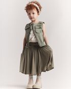 Toddler Zip-Up Vest - Olive, image 6 of 8 slides