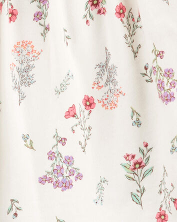 Toddler 2-Piece Floral Long-Sleeve Top & Pull-On Flare Pant Set, 