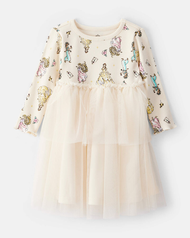 Baby Girl Disney Princess Long-Sleeve Tutu Dress, image 1 of 4 slides