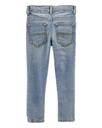 Baby Sun Faded Light Wash Skinny-Leg Jeans, 