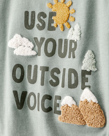 Baby Boy Outdoor Voice Short-Sleeve Graphic Tee - Green, 