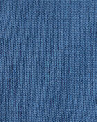 Baby Boy Cotton Long-Sleeve Cardigan Sweater - Blue/Red, image 2 of 3 slides