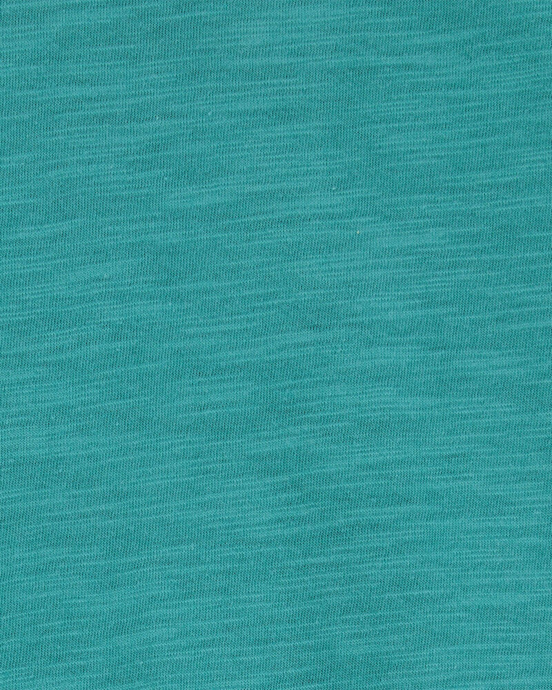 Baby Polo Cotton Romper -Green, image 3 of 4 slides