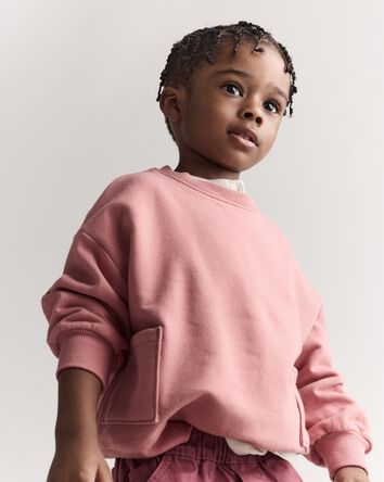 Toddler Otter Sweatshirt&trade; with Pockets - Pink, 