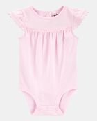 Baby 2-Piece Pointelle Bodysuit & Embroidered Hem Pants Set, image 2 of 7 slides
