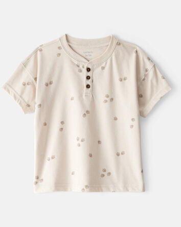 Toddler Boy Acorn Short-Sleeve Tee - Ivory, 