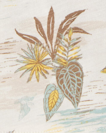 Boys Palm Tree Button-Down Shirt, 