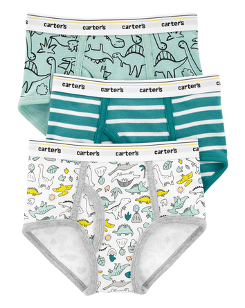 3-Pack Cotton Briefs Underwear, 