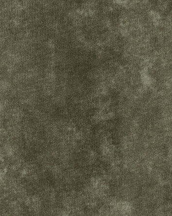 Boys Acid Wash Print Cotton Short-Sleeve Fashion Top - Green, 