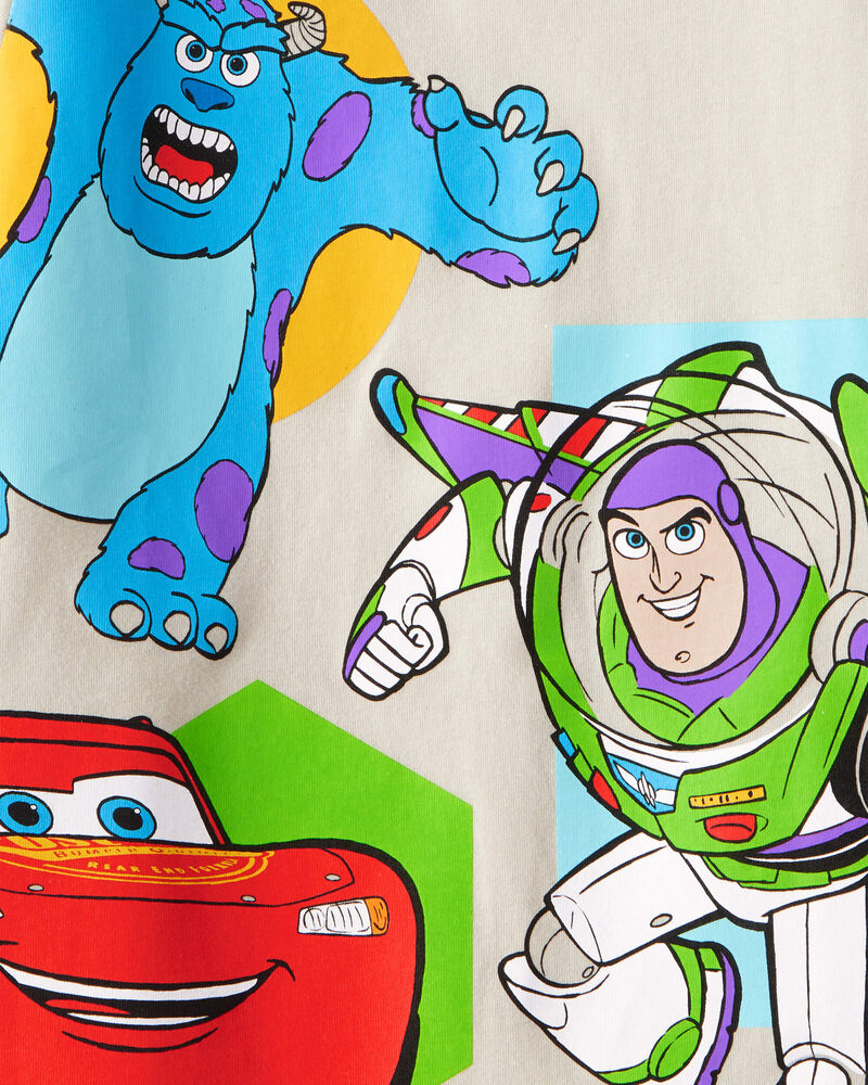 Toddler Boy Pixar Character Short-Sleeve Graphic Tee - Cream, image 4 of 4 slides