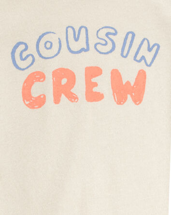 Baby Cousin Crew Short-Sleeve Bodysuit - Ivory, 